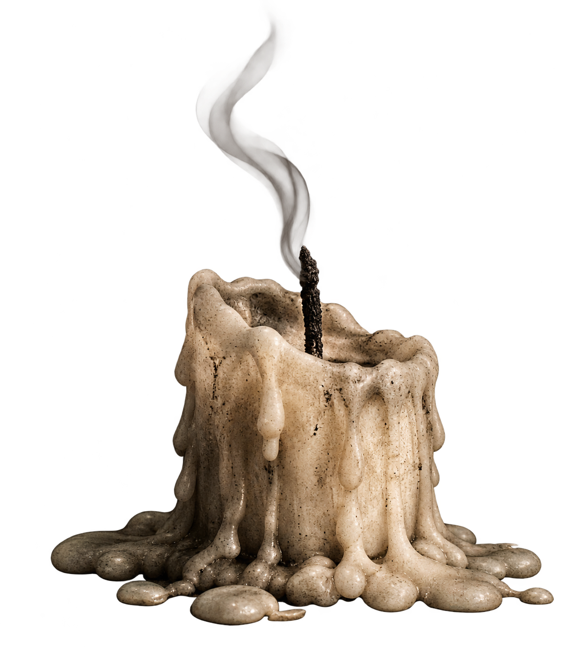 Spent candle